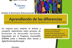 ConectaDEL realizó el Seminario Internacional: Aprendiendo de las diferencias/ Learning from differences