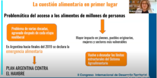 “La soberanía alimentaria como camino hacia la construcción de territorios más justos”