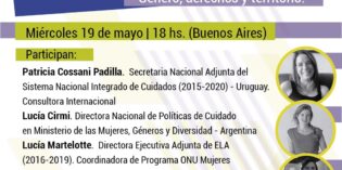 (Español) Conversatorio virtual “Aportes para pensar las políticas públicas de cuidado. Género, derechos y territorio”