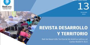 Nueva Publicación Revista Desarrollo y Territorio. Ed. Nro 13