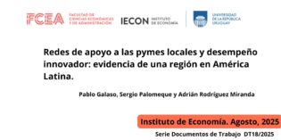 (Español) Nuevo documento del Instituto de Economía