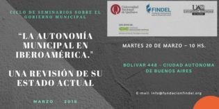 “La Autonomía Municipal en Iberoamérica. Seminario Internacional