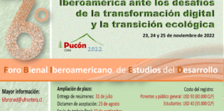Convocatoria. VI Foro Bienal Iberoamericano de estudios de Desarrollo