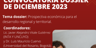 Convocatoria dossier “Prospectiva económica para el desarrollo regional y territorial”