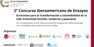 Interesante convocatoria en el año de la Cooperativas y la Economía Social